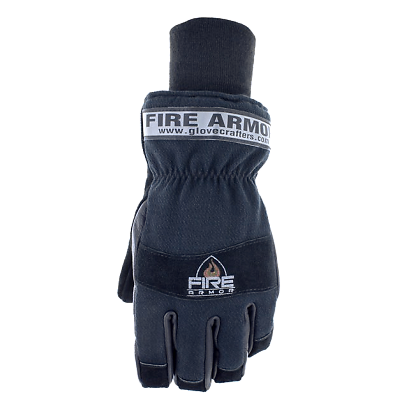 Veridian Fire Armor Leather Fire Glove - Fire Force - 