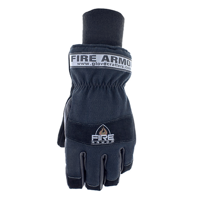 Veridian Fire Armor Leather Fire Glove - Fire Force - 