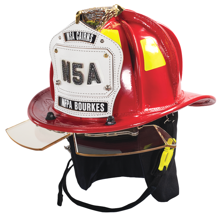 Cairns N5A New Yorker Deluxe Leather Helmet W/Bourke & Black nomex ear – alphafiregear.com